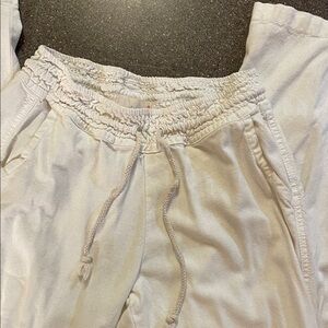 Kids Casual White Pants